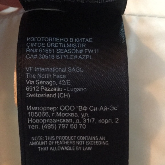 The North Face 550 Down Jacket. - Picture 11 of 14